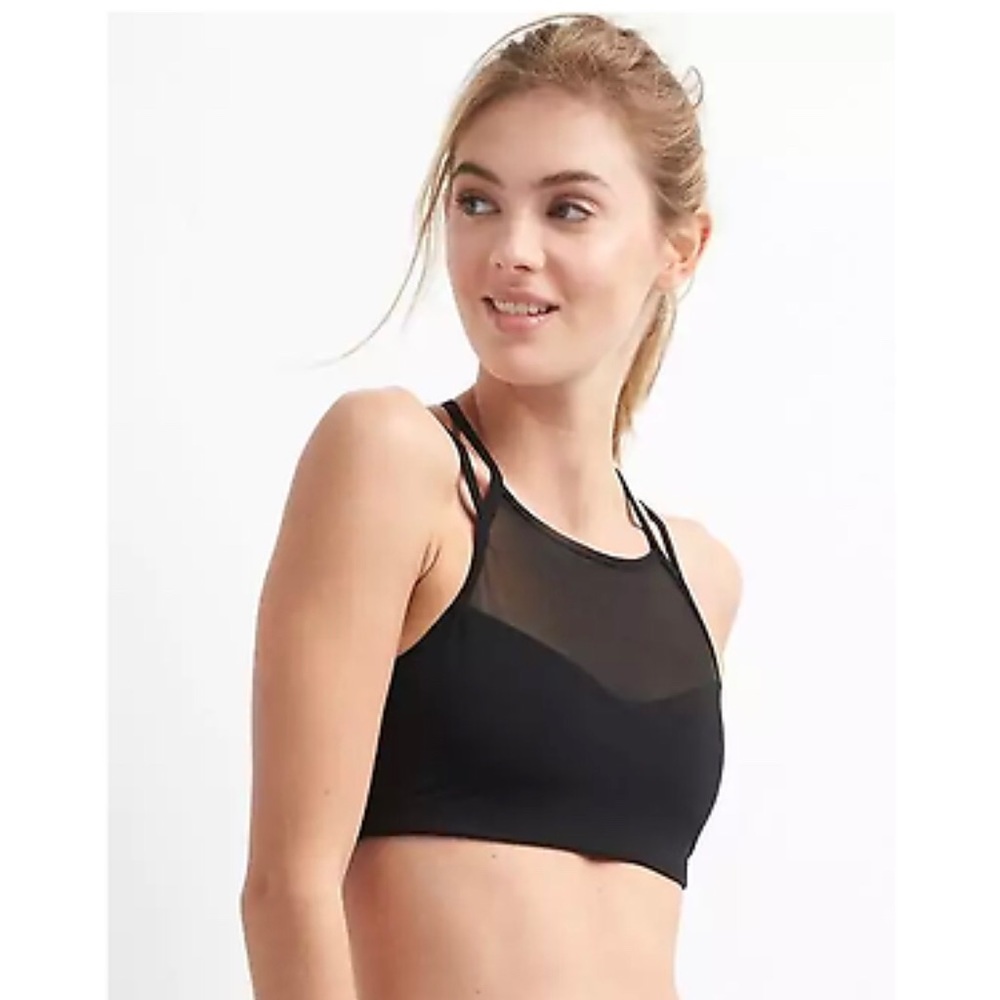 NWT GapFit Black sports bra